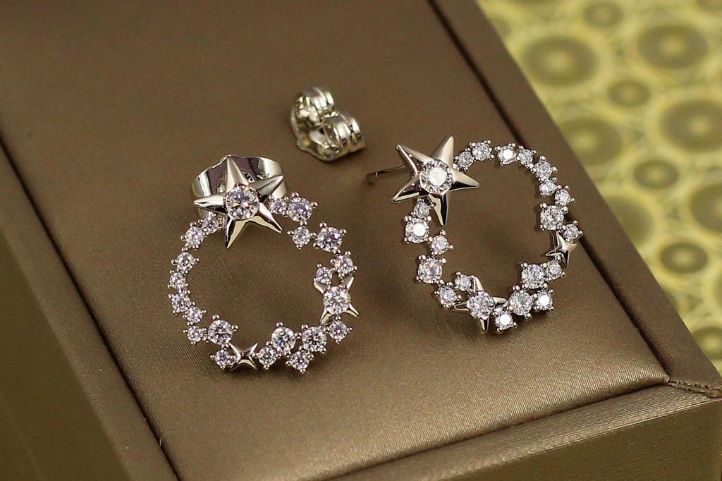 Сережки гвоздики Xuping Jewelry вінець літа 1,5 см Сріблястий (2062844468)
