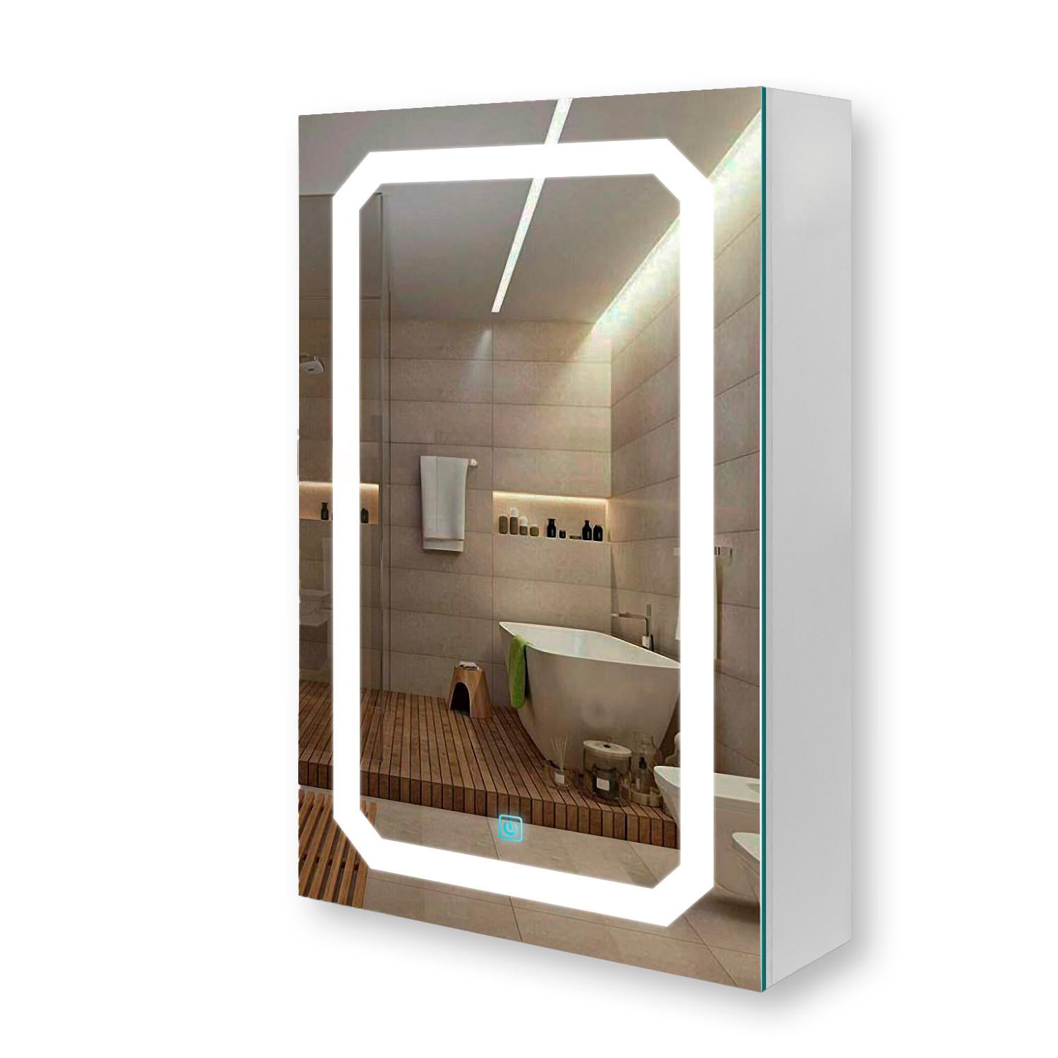 Зеркальный шкаф Premium G16-50 с LED-подсветкой и сенсорной кнопкой Зеркальный шкаф Premium G16-50 с LED-подсветкой и сенсорной кнопкой