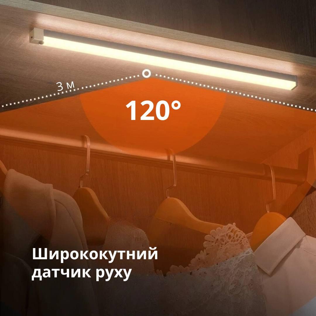 Лампа беспроводная Led Bodasan с датчиком движения 30 см (CT30) - фото 5