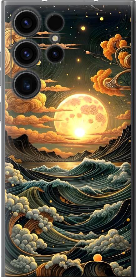 Чехол на Samsung Galaxy S23 Ultra Арт волны (6332u-2906-42517)