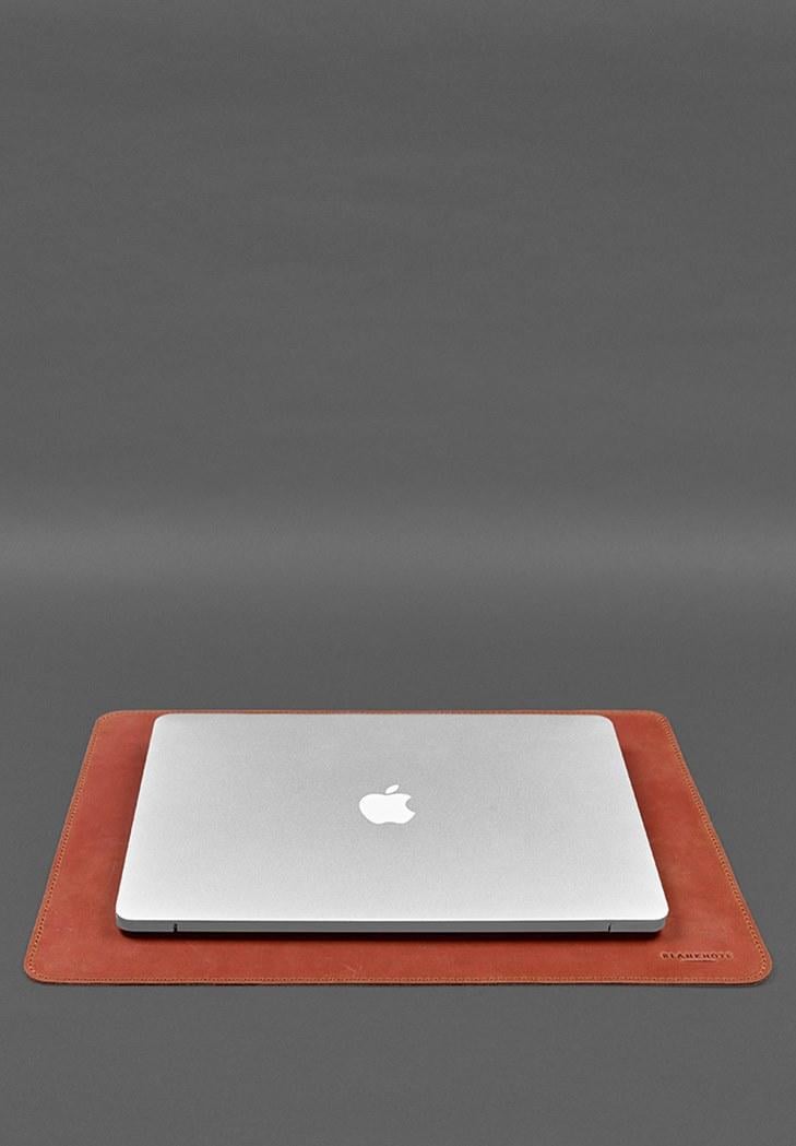 Набор настольный из натуральной кожи 5.0 с картой Украины Crazy Horse Светло-коричневый (A-028178) - фото 5