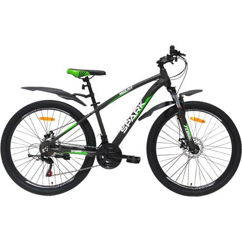 Велосипед Spark MOUNT колеса 27,5"/алюмінієва рама 15" Чорно-салатовий (26351954)
