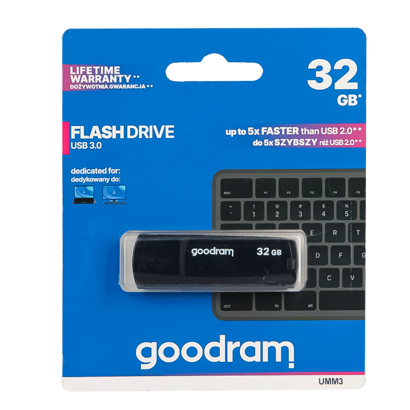 Флешнакопичувач 32 GB GOODRAM UMM3 (Mimic) USB3.0 для передавання інформації