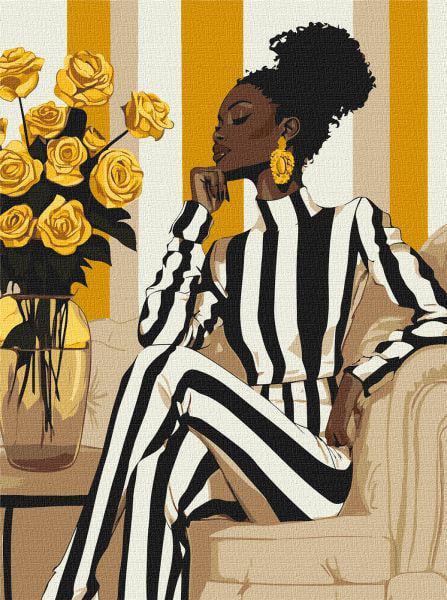 Картина за номерами Ideyka Витончені лінії 30x40 см (Id-KHO8638)