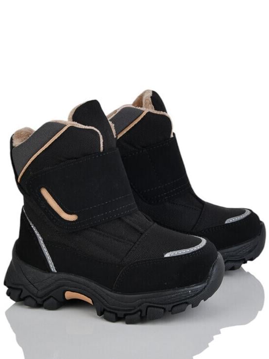 Сноубутсы на овчине Kimbo FGN591-1A р. 32 Черный