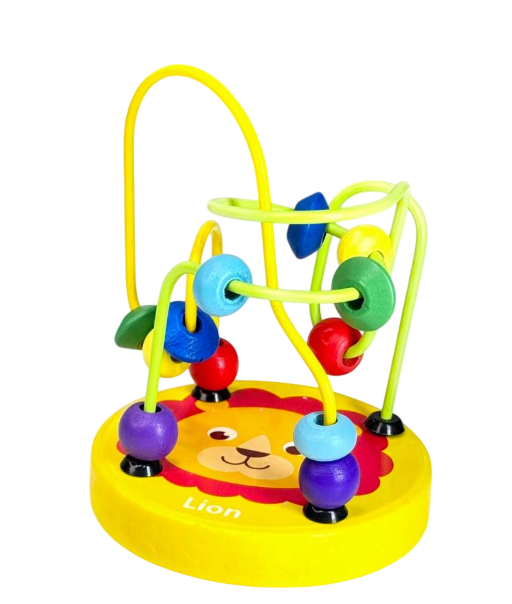 Деревянная игрушка пальчиковый лабиринт Limo Toy Радуга MD 0810 Львенок (2662749489)