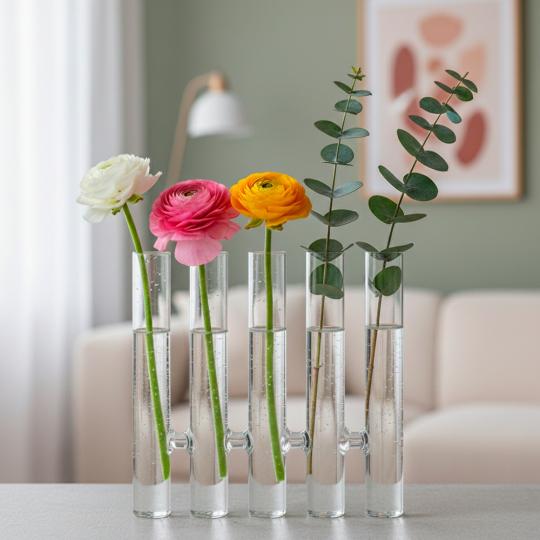 Ваза Modern Современность из 5 колб 21,5 см (9286-001) Ваза Modern Современность из 5 колб 21,5 см (9286-001)