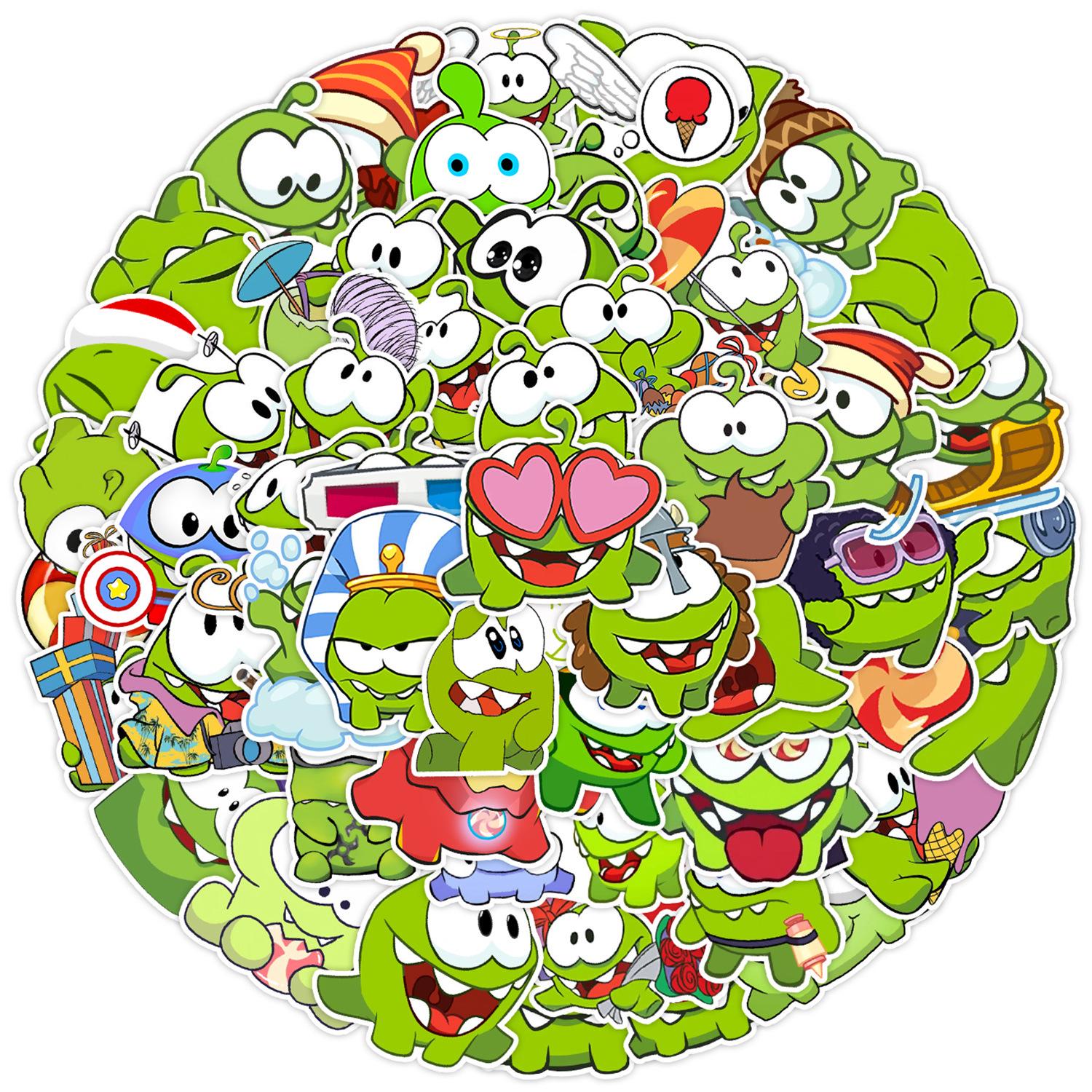 Стикеры Cut the Rope Приключения Ам Няма 50 шт.