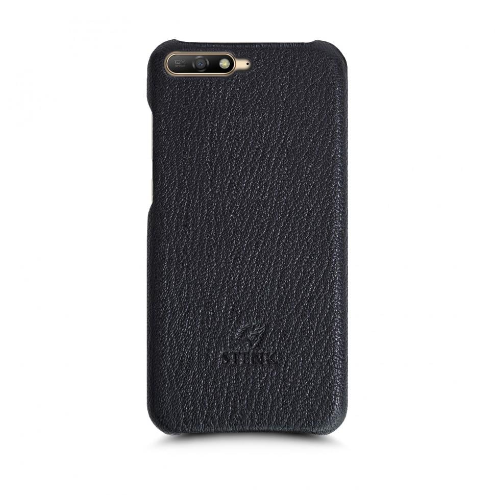 Шкіряна накладка Stenk Cover для Huawei Y6 (2018) Чорний (69294) Шкіряна накладка Stenk Cover для Huawei Y6 (2018) Чорний (69294)
