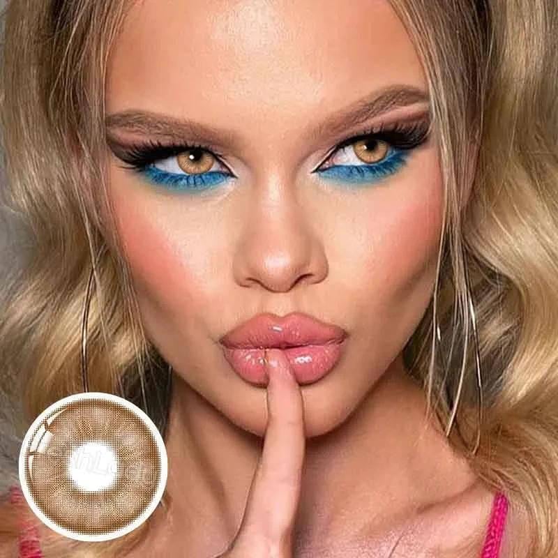 Линзы цветные для глаз E-blink Brown (1994064968) - фото 2