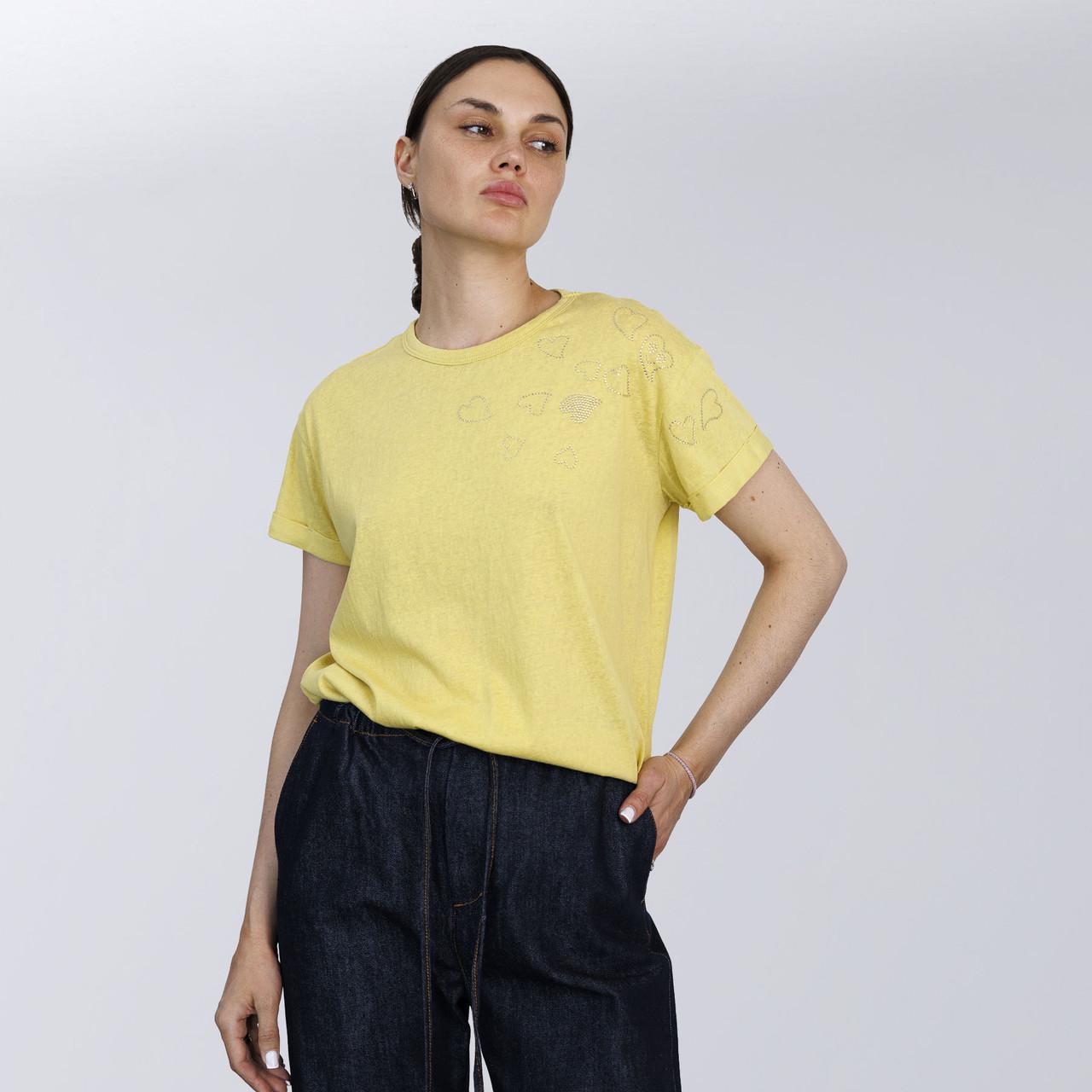 Футболка жіноча повсякденна Zadig&Voltaire S Жовтий (2797308573)
