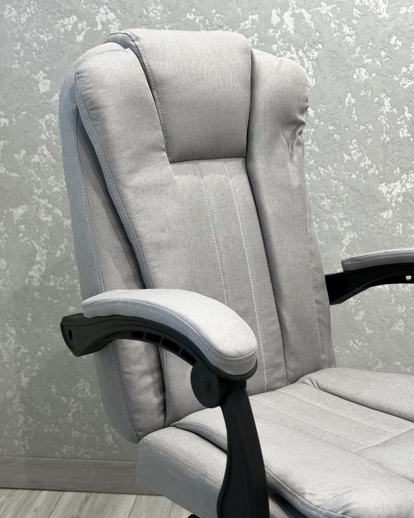 Крісло офісне з тканини BOSS KO22SZ Сірий - фото 5