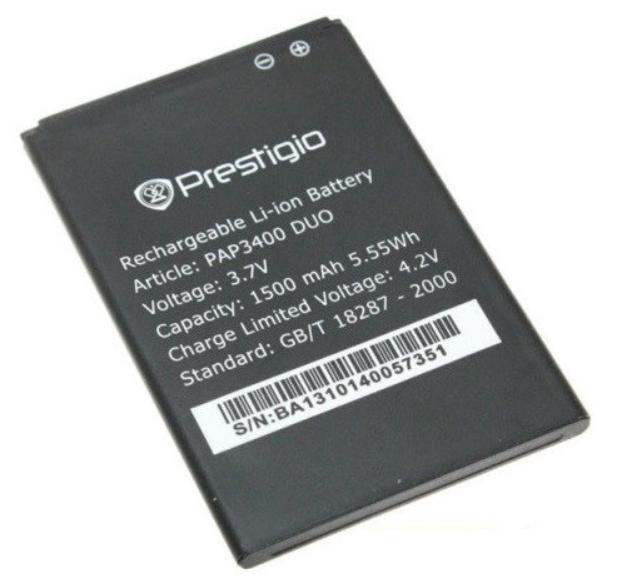 Аккумуляторная батарея Prestigio PAP3400 1500 mAh (000021632)