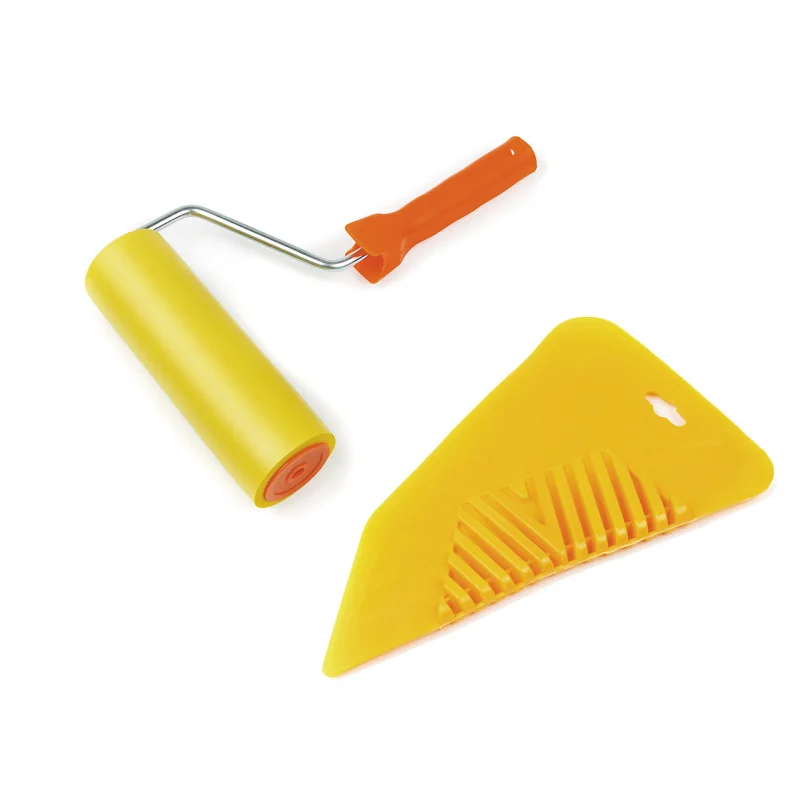 Набор для обоев Polax прижимной валик 180 мм и шпатель обойный (335-48)