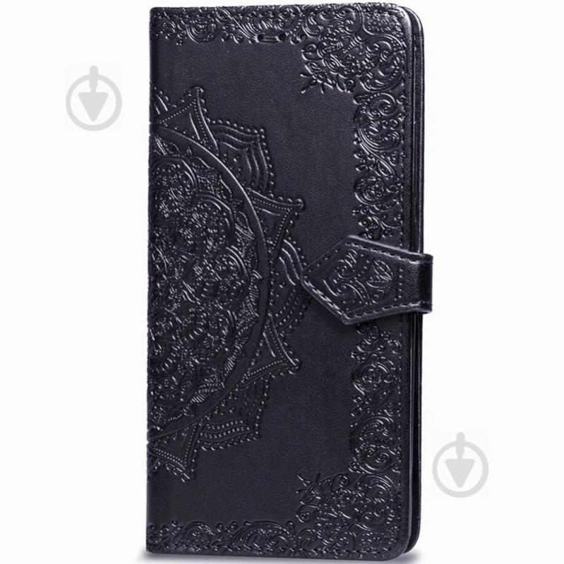 Кожаный чехол-книжка Epik Art Case с визитницей для Samsung G950 Galaxy S8 Черный (717878)