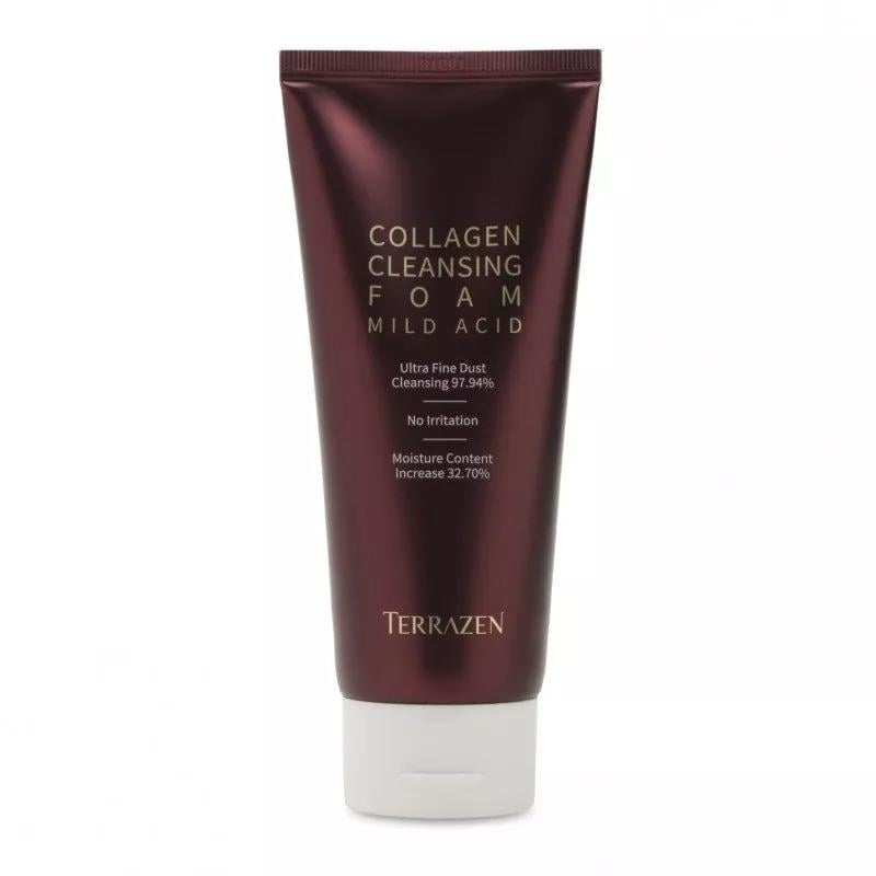 Пенка для очистки с коллагеном и увлажняющим комплексом TERRAZEN COLLAGEN CLEANSING FOAM MILD ACID 150 мл