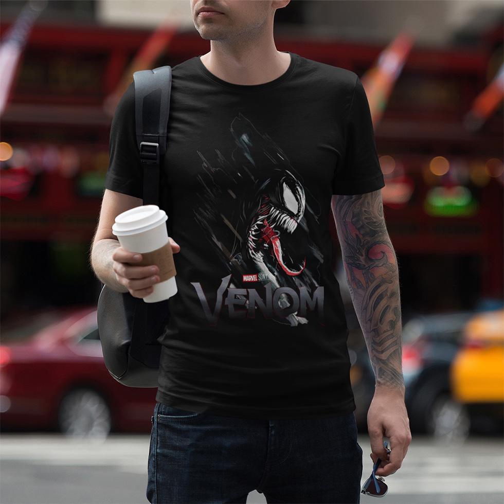 Футболка унисекс Venom 4XL Черный (00000009444) Футболка унисекс Venom 4XL Черный (00000009444)