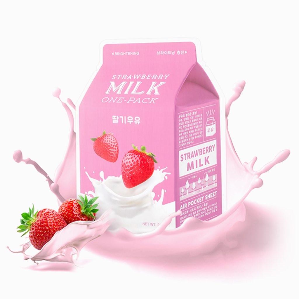 Маска тканевая с молочным протеином и клубникой A'pieu Milk Strawberry One Pack Sheet Mask 21 г (2822269452) Маска тканевая с молочным протеином и клубникой A'pieu Milk Strawberry One Pack Sheet Mask 21 г (2822269452)