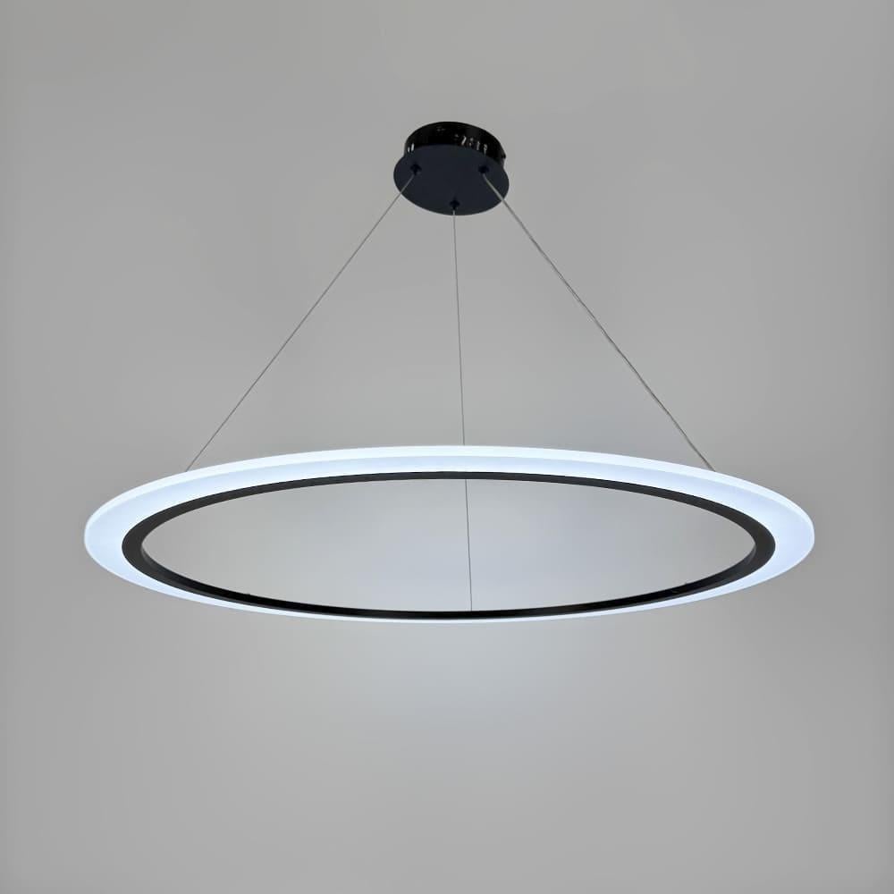 Люстра LED подвесная с кольцом Ø 60 см Черный (MJ305-600 BK)