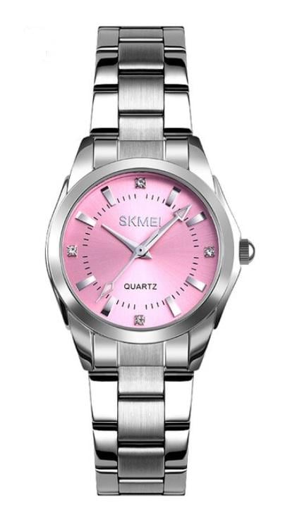 Годинник кварцевий жіночий Skmei 1620 Steel Pink (1620)