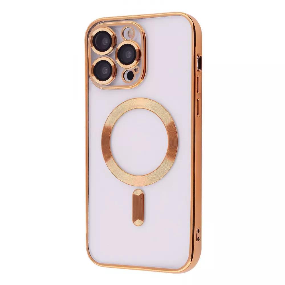 Чохол для телефона PRC Metal Matte Case with MagSafe iPhone 13 Pro Gold