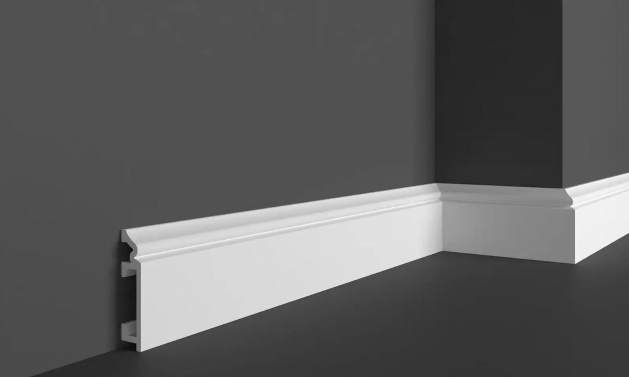 Плинтус напольный с гладким профилем Grand decor HCR 507 2 м