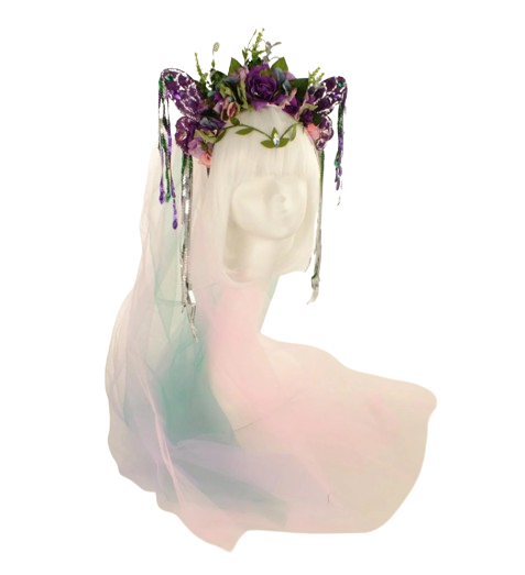 Обруч Фея Butterfly Seta Decor 18-927VT с фатой Обруч Фея Butterfly Seta Decor 18-927VT с фатой