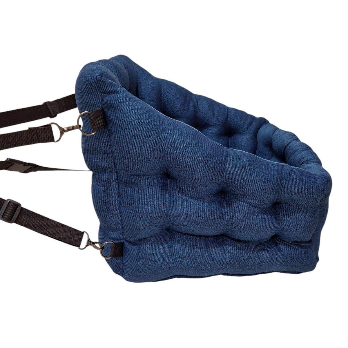 Автомобільне крісло для собак Huge and Tiny зі знімними ременями 50x45 см Синій - фото 2 Автомобільне крісло для собак Huge and Tiny зі знімними ременями 50x45 см Синій - фото 2