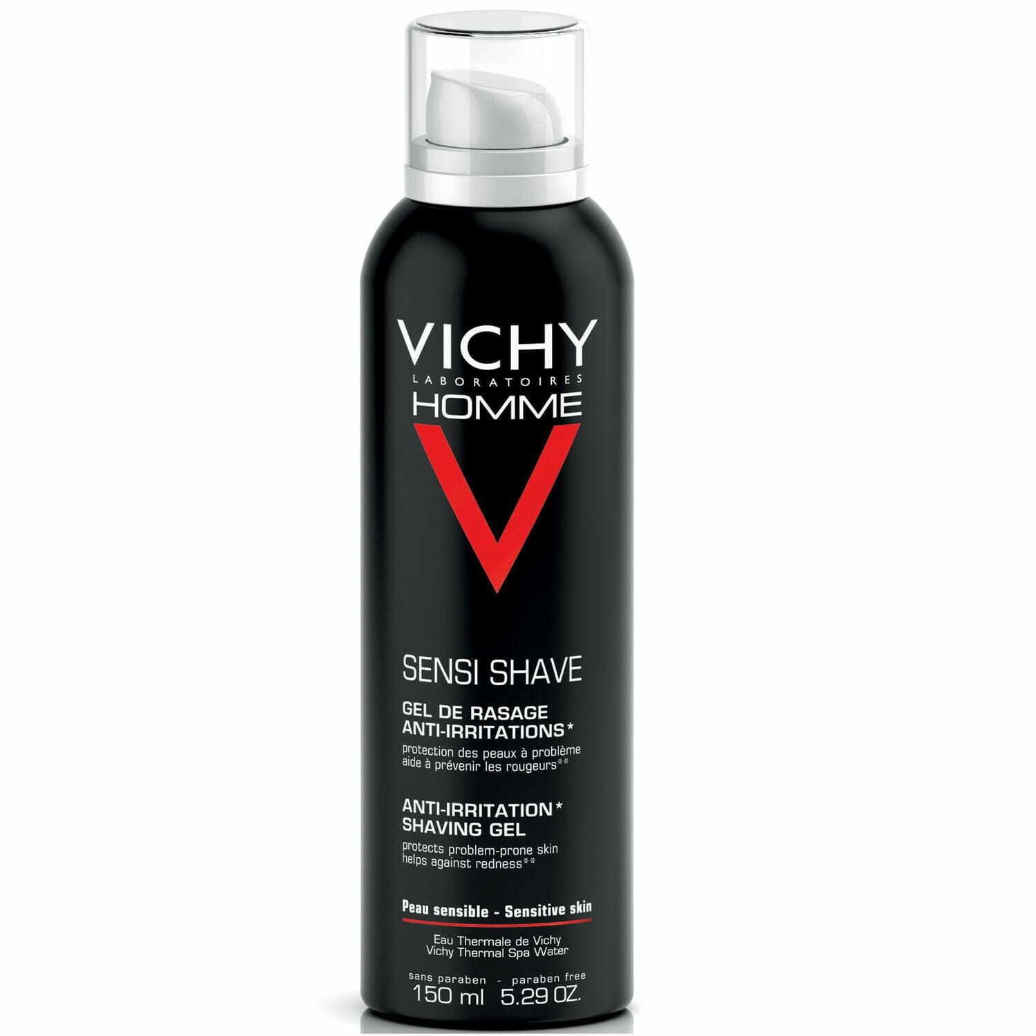 Гель-крем для бритья Vichy Homme Anti-Irritations Shaving Gel для чувствительной кожи (1728385506)