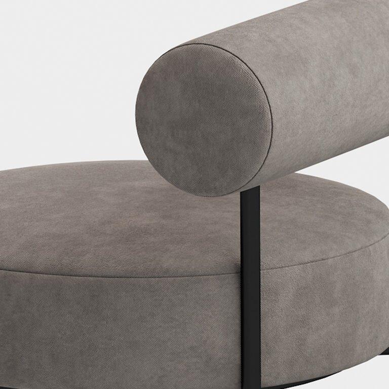 Кресло мягкое JecksonLoft Олле на металлическом каркасе велюр Серый (0215) - фото 5 Кресло мягкое JecksonLoft Олле на металлическом каркасе велюр Серый (0215) - фото 5