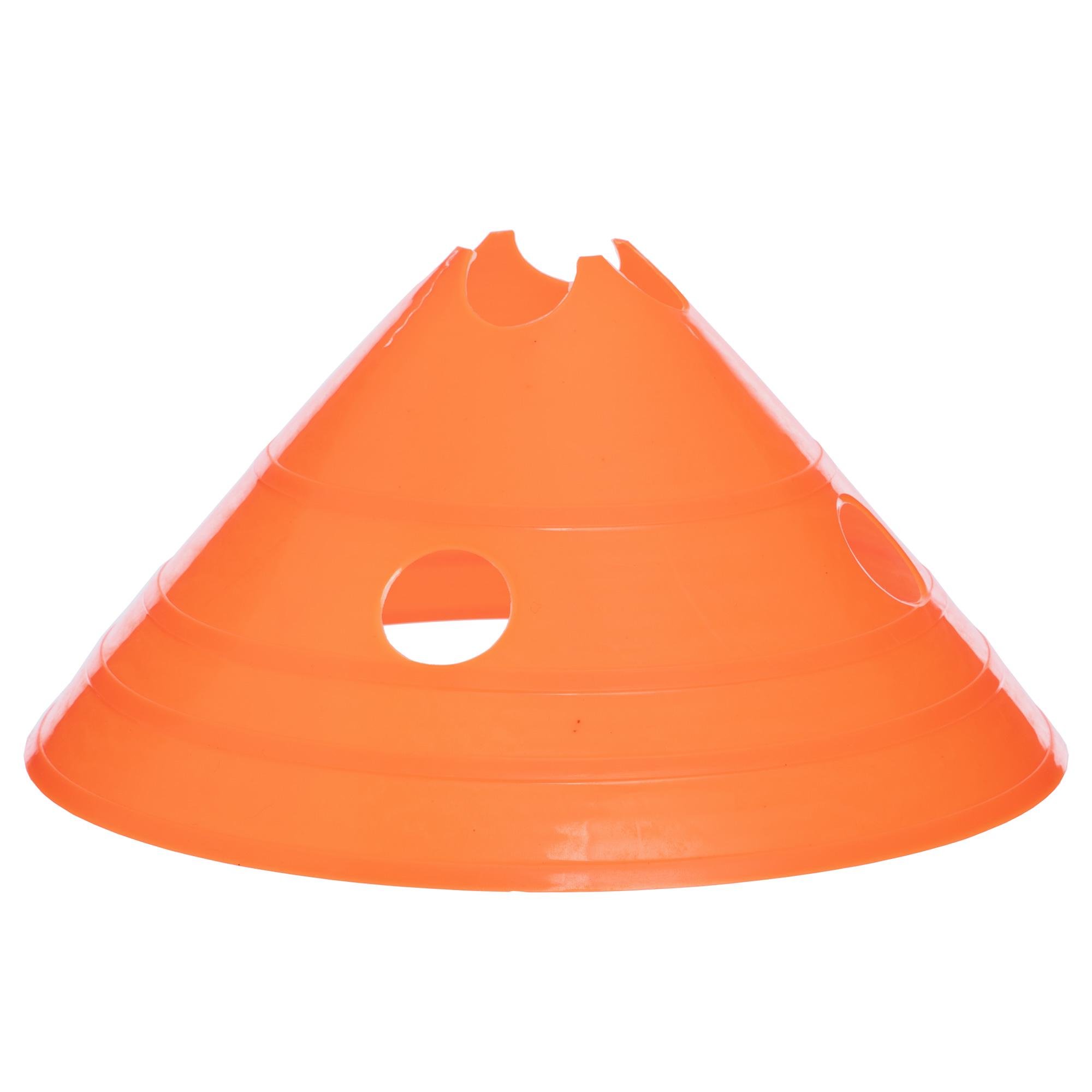 Конус-тарелка тренировочная Zelart SP-Sport C-4605 с отверстиями Оранжевый (DR007400)