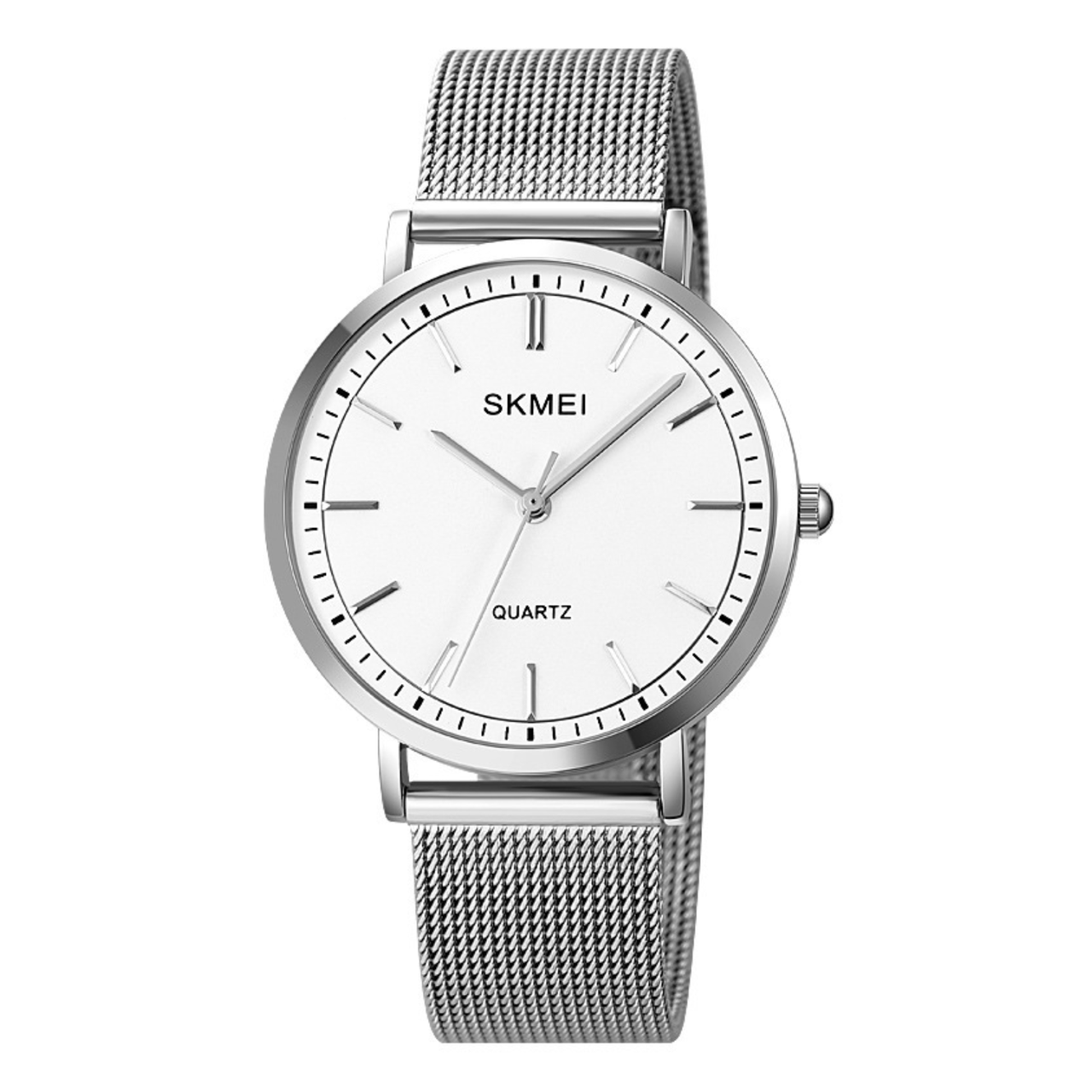 Часы женские металлические Skmei Серебристый (z057-2)