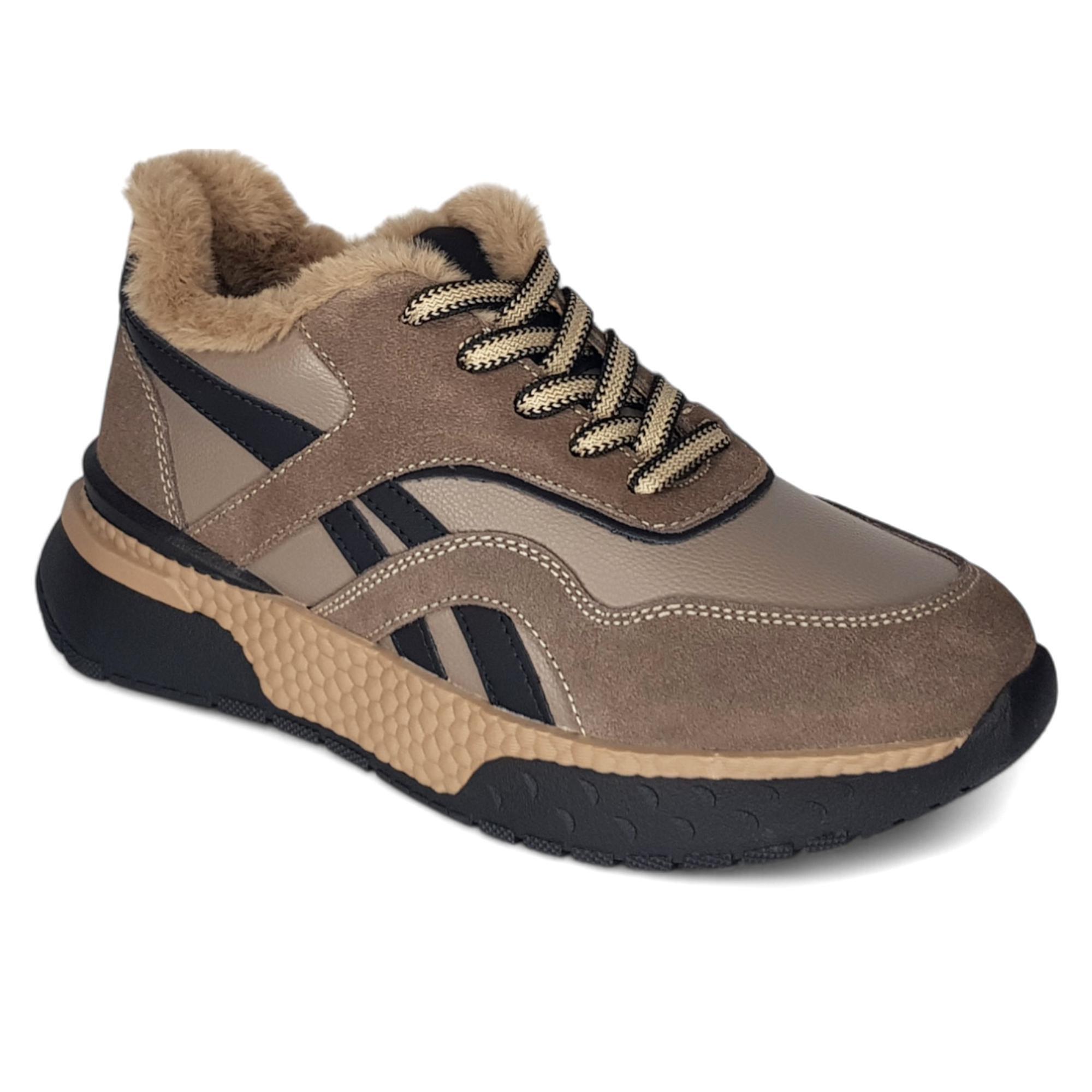 Кроссовки женские зимние Wollen р. 36 Бежевый (013794-36)