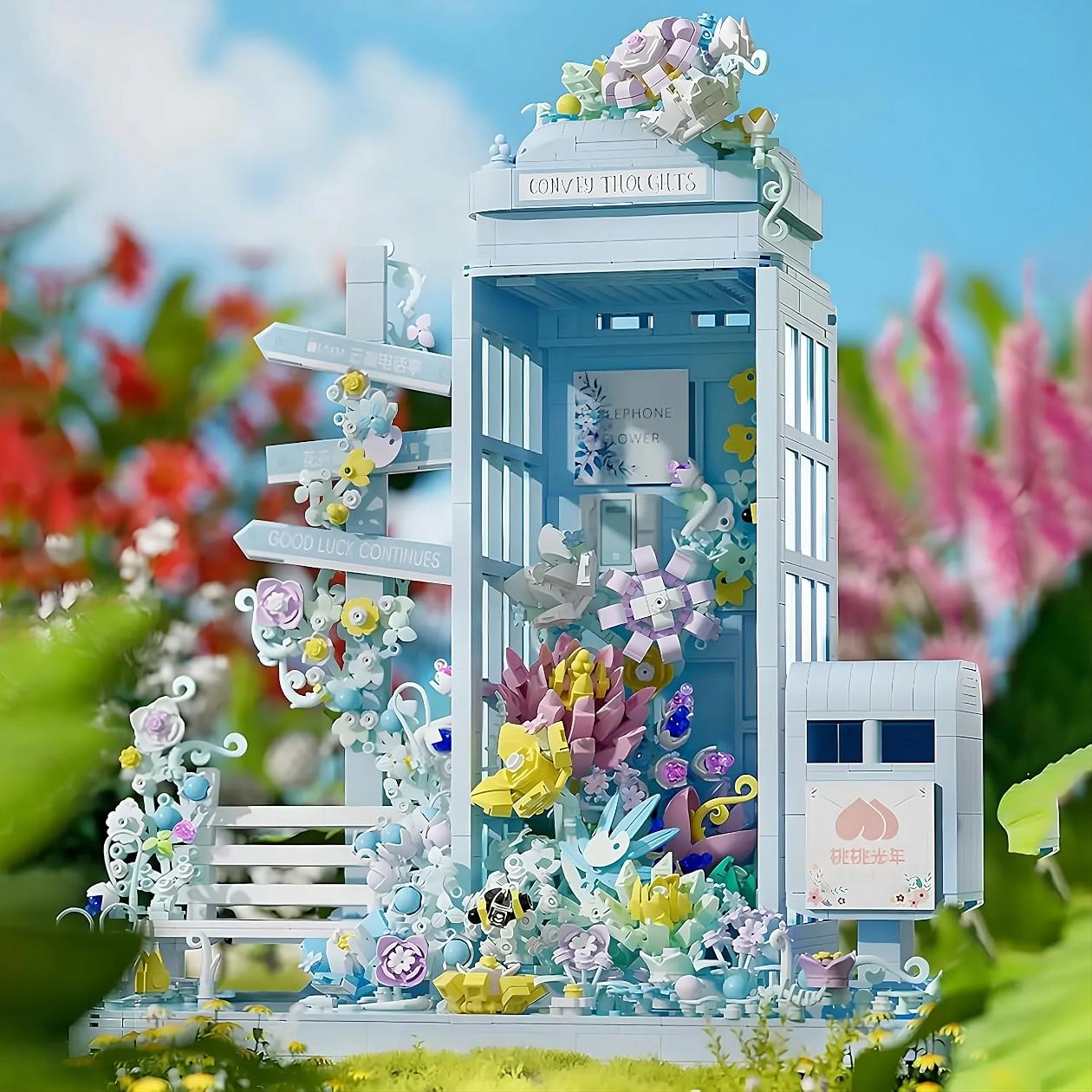 Конструктор TT 1001 8 “Телефонная будка” серия Telephone Booth 2079 деталей