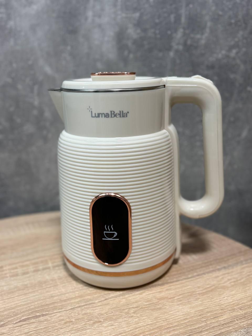 Электрочайник Luma Bella LB-59043 2 л 1500 Вт Светло-бежевый (34972847)