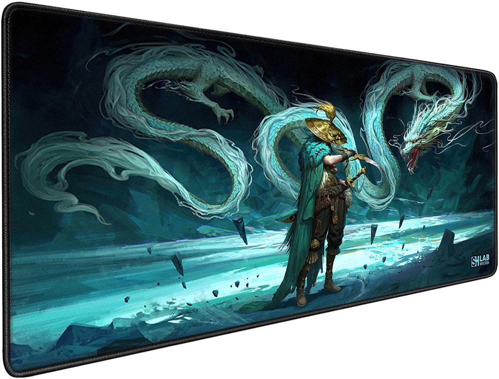 Коврик для мышки SHLab Dragon and Warrior SHM-608 70х30 см (36638)