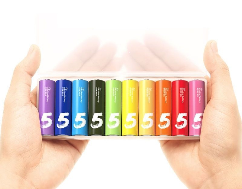 Батарейки ZMI ZI5 Alkaline Battery Rainbow AA NQD4000RT 10 шт. (000946) - фото 6 Батарейки ZMI ZI5 Alkaline Battery Rainbow AA NQD4000RT 10 шт. (000946) - фото 6