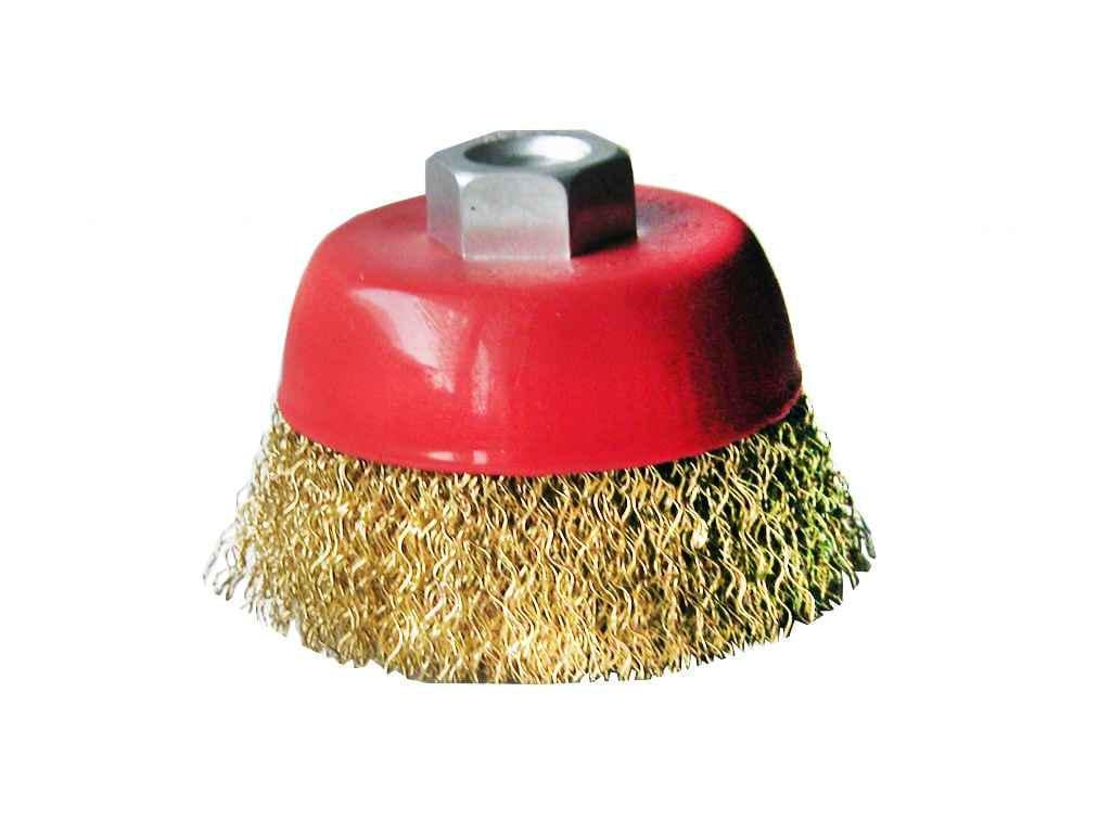 Щетка торцевая Master Tool d 75 мм рифленая (19-7107) Щетка торцевая Master Tool d 75 мм рифленая (19-7107)