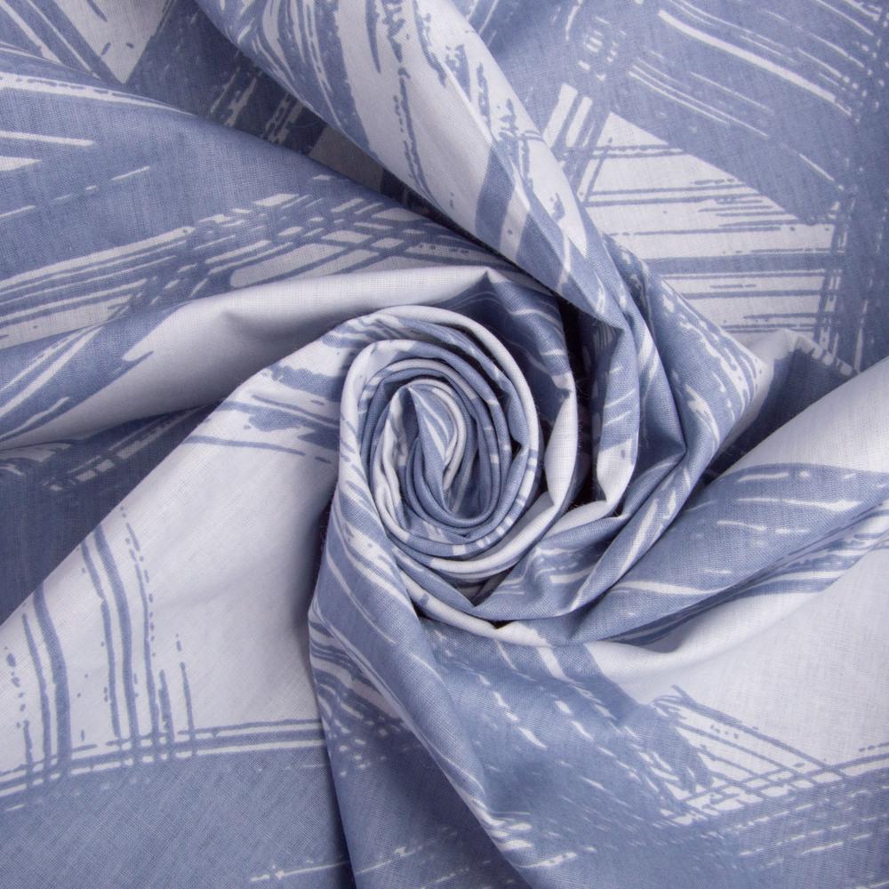 Тканина бязь ранфорс для постільної білизни M02283/11 Елегія 130 гр/м2 240 см Денім (25934)