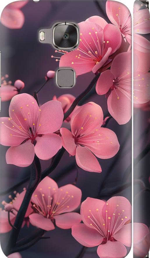 Чехол на Huawei G7 Plus Пурпурная сакура (6075m-952-42517)