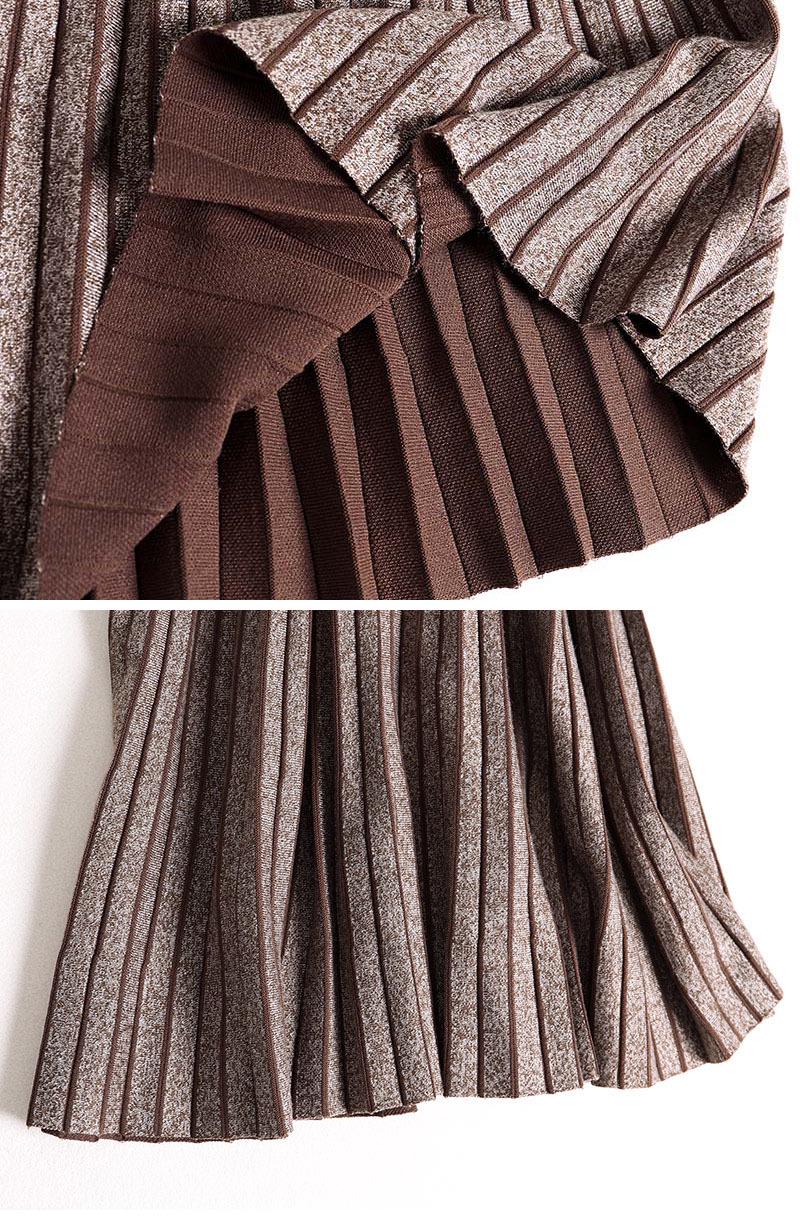 Юбка миди двусторонняя Forza Viva MW-KS-1902A трикотажная р. 42 Коричневый (17852306) - фото 10 Юбка миди двусторонняя Forza Viva MW-KS-1902A трикотажная р. 42 Коричневый (17852306) - фото 10