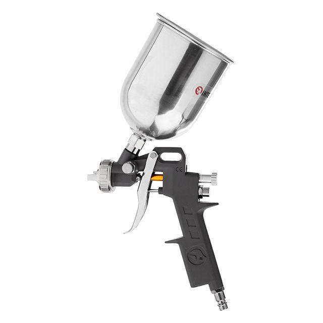 Фарбопульт пневматичний Intertool PT-0205 HP форсунка 1,5 мм верхній металевий бачок 600 мл 5 bar (1649361546) - фото 3 Фарбопульт пневматичний Intertool PT-0205 HP форсунка 1,5 мм верхній металевий бачок 600 мл 5 bar (1649361546) - фото 3