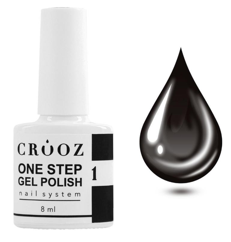 Гель-лак однофазный Crooz One Step Gel Polish №01 8 мл Гель-лак однофазный Crooz One Step Gel Polish №01 8 мл