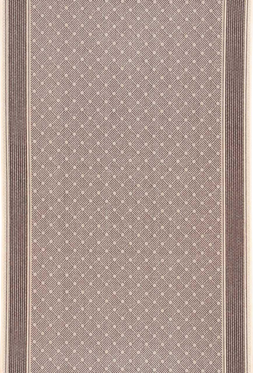 Ковер безворсовый на резиновой основе DAKARIA Karat Flex Run 1944/91 1x3 м Коричневый/Бежевый (00-00009156)