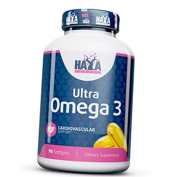 Омега 3 с витамином E Haya Labs Ultra Omega-3 90 гел. капс. (67405003)