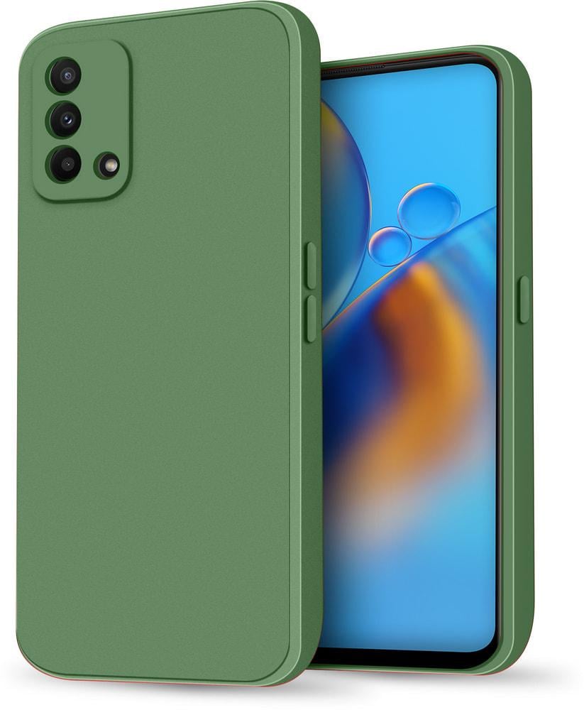 Силіконовий чохол HardCorner OPPO A74 (з мікрофіброю) Khaki (34790-17)