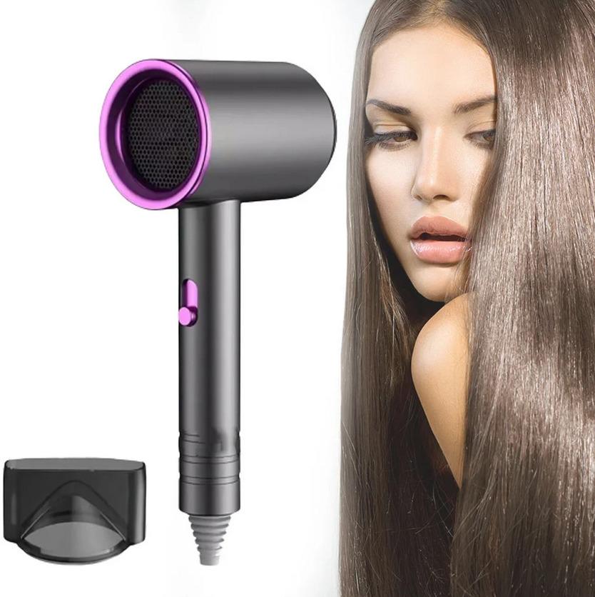 Фен для сушки волос электрический Fashion hair dryer Quick-Drying Черный (CK344) - фото 7