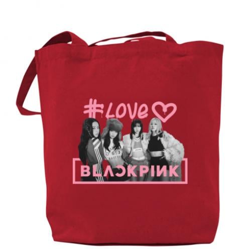 Шопер Blackpink poster 37x41 см Червоний (17134278-3-200013)