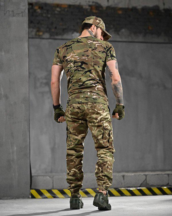 Комплект летний комплект джогеры/футболка/бейсболка р. 52 Мультикам (0944-52) - фото 2 Комплект летний комплект джогеры/футболка/бейсболка р. 52 Мультикам (0944-52) - фото 2