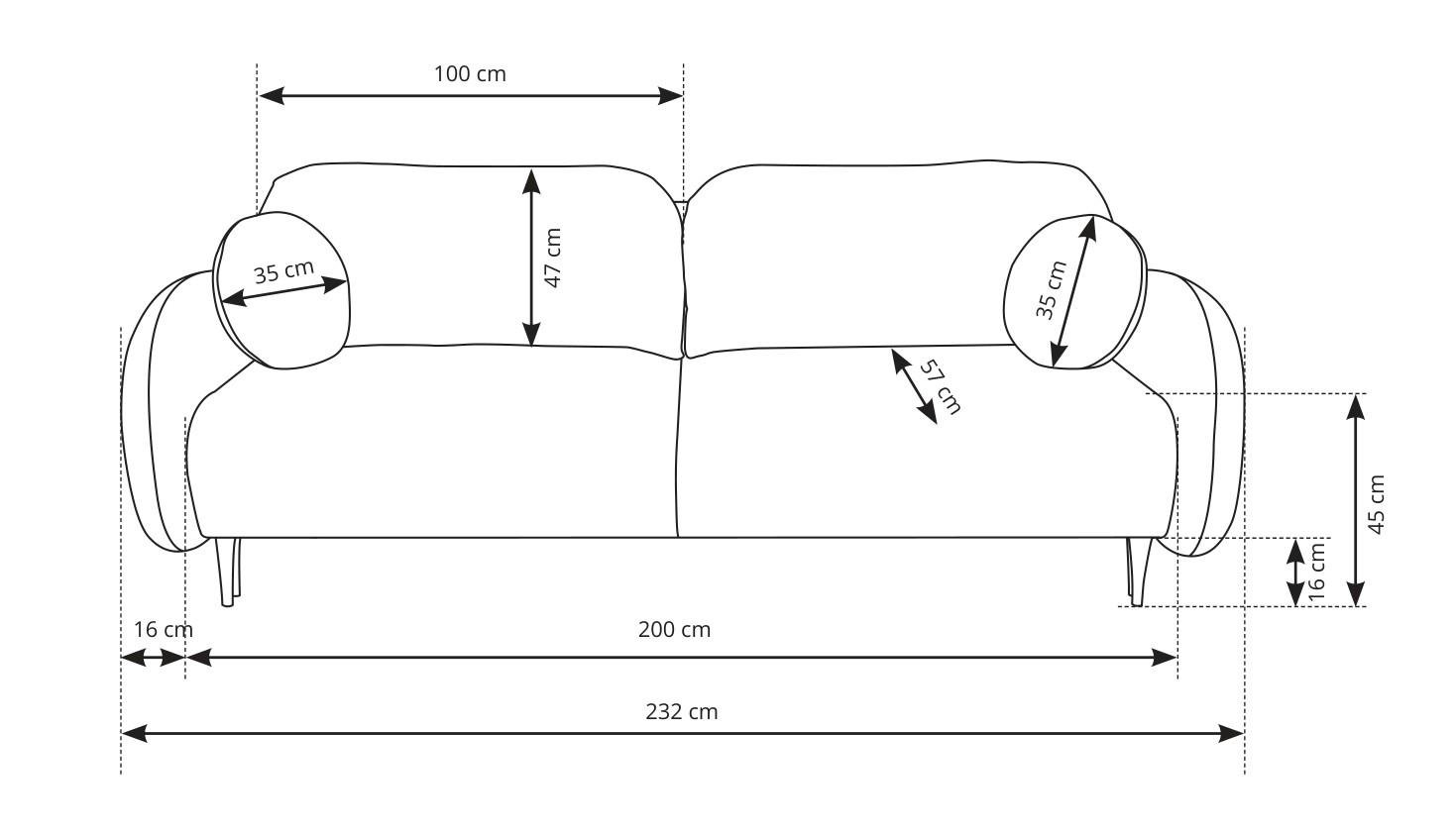 Диван раскладной Perfect Home Soft из натурального дерева/ДСП/ткани Run again 01 Кремовый (49712) - фото 10 Диван раскладной Perfect Home Soft из натурального дерева/ДСП/ткани Run again 01 Кремовый (49712) - фото 10